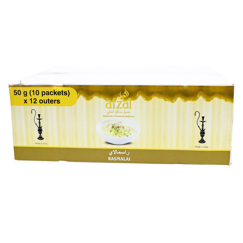 Rasmalai Tobacco Hookah Molasses 50gX10 Afzal Wholesale